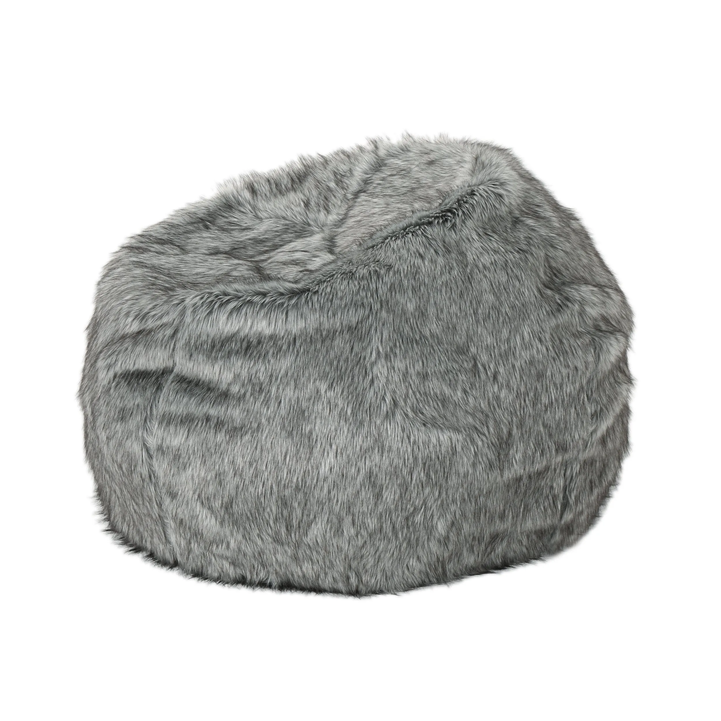 Leslie Modern 3 Foot Faux Fur Bean Bag Cover