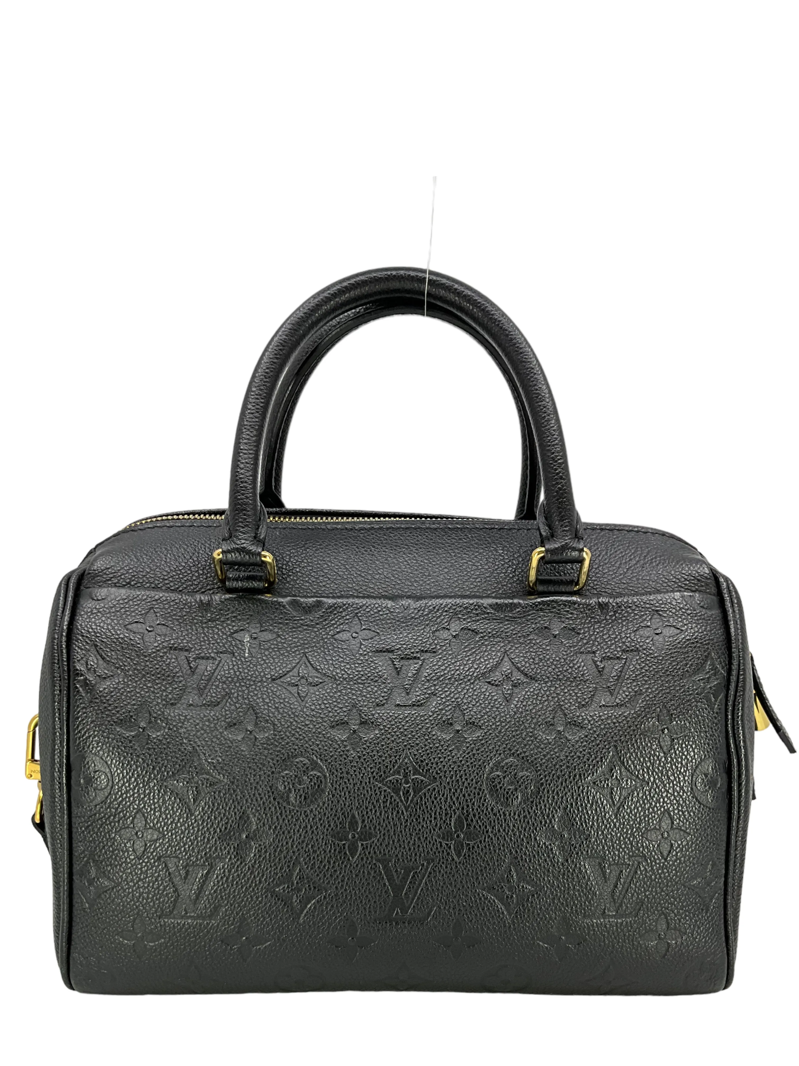 Louis Vuitton Monogram Leather Speedy 25 Bandouliere Bag