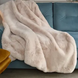 Luxury Fur Throw - Natural