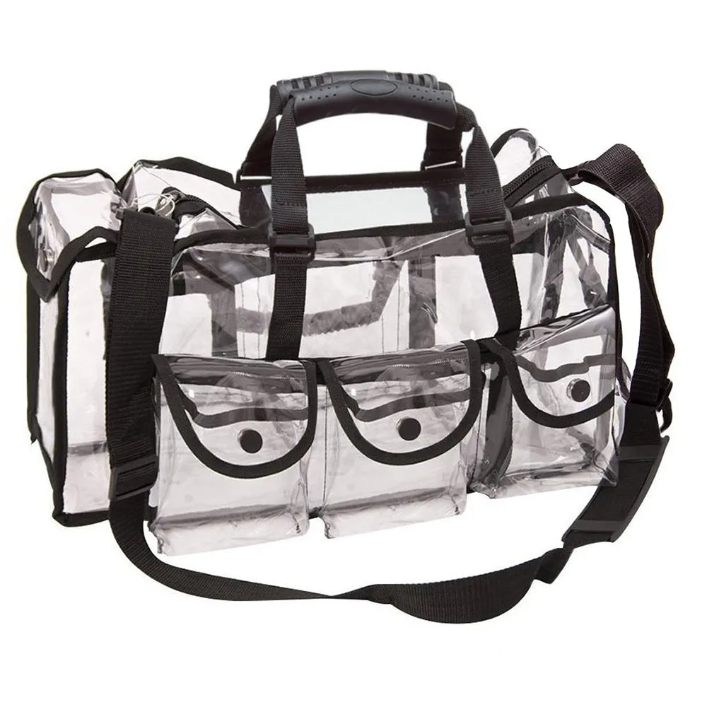 Men’s Women’s Large Transparent Makeup Organizer Bag Makeup Artists Travel Bag