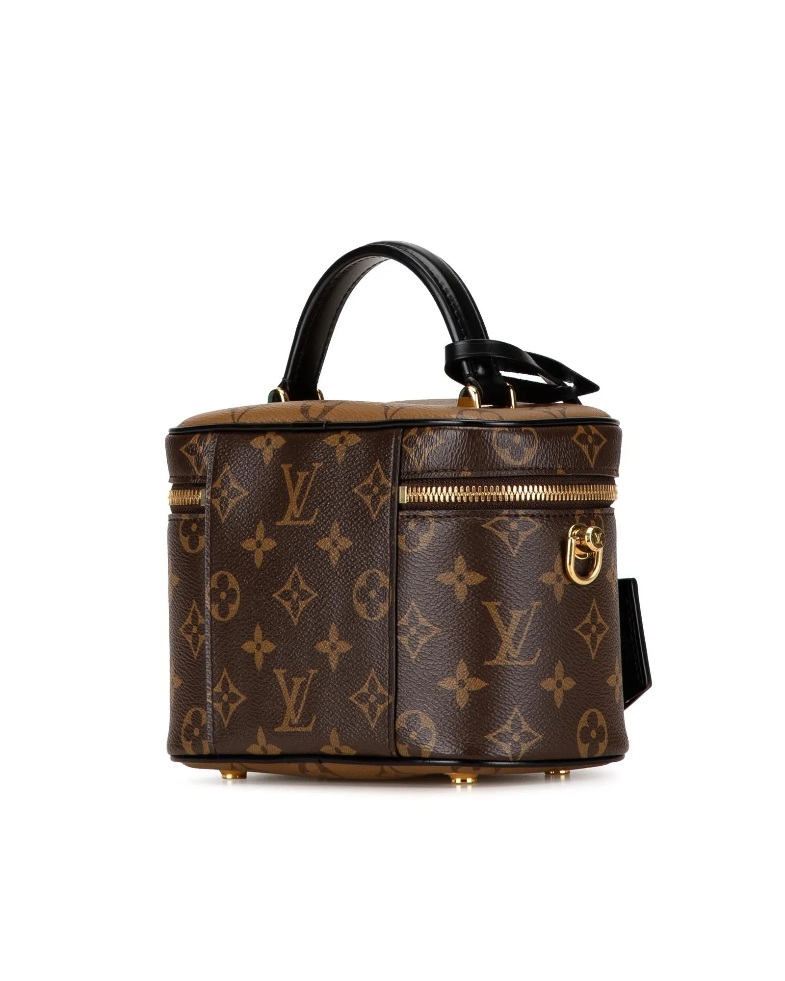 Monogram Canvas and Leather Satchel with Braided Strap