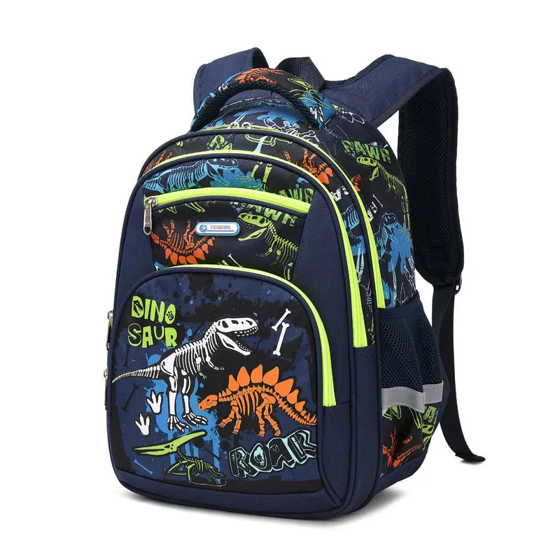 New Schoolbag Children's Grade 3-6 Primary School Boy Large-Capacity Backpack Backpack Space Schoolbag Girl