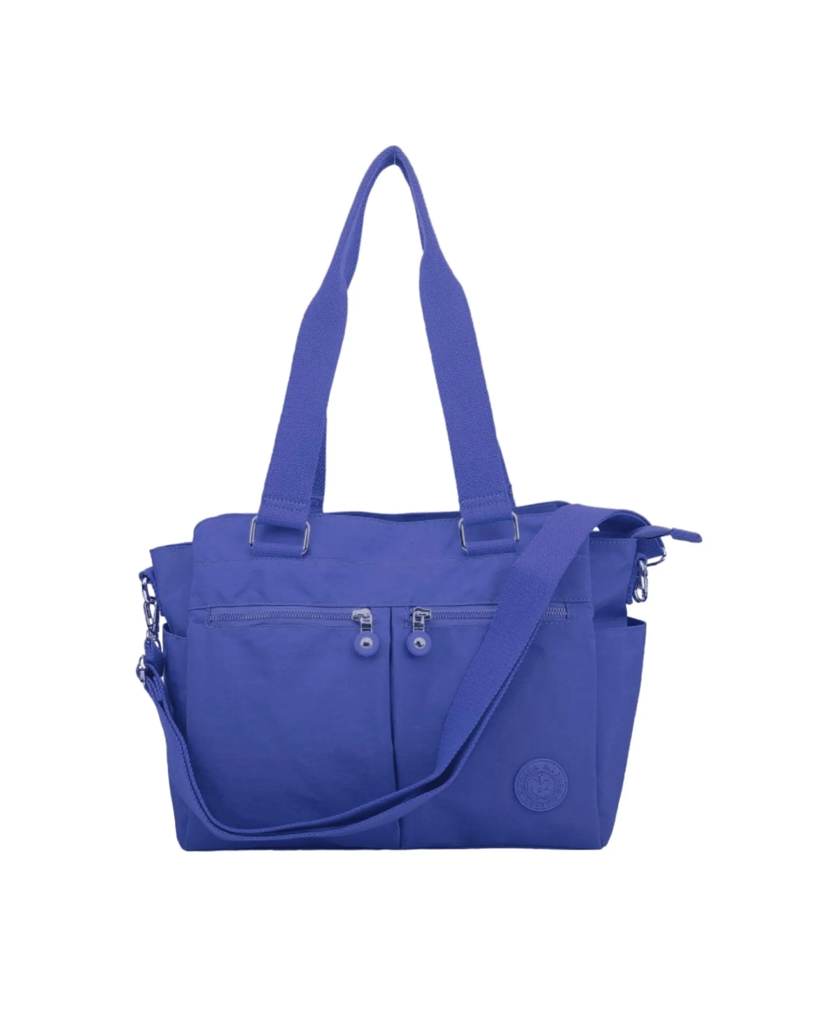 NY2001 Naomi Nylon Three Compartment Satchel Bag