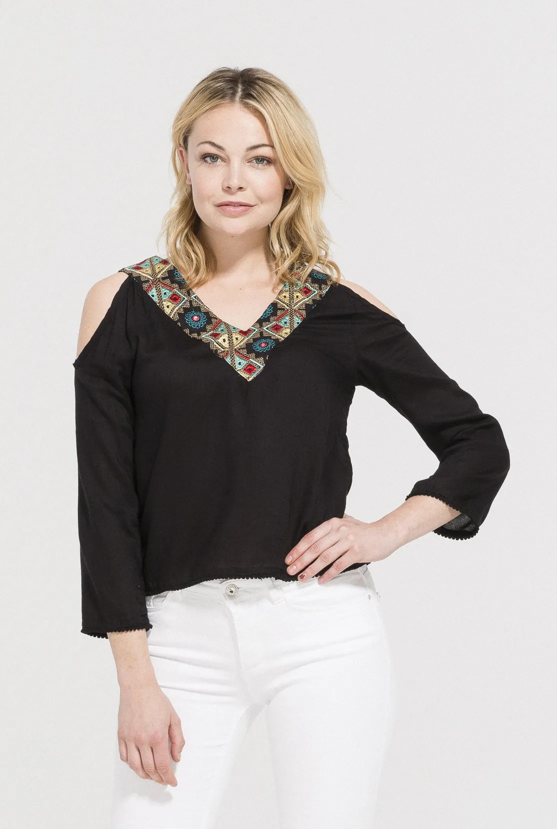 Ruby Cold Shoulder Top