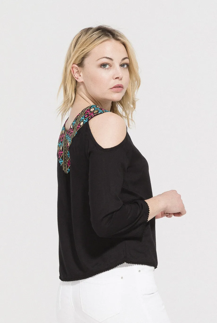 Ruby Cold Shoulder Top