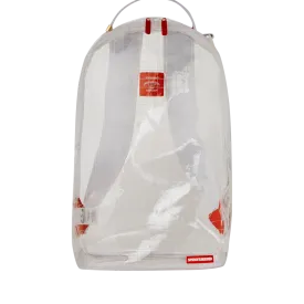 Sprayground Clear Vision Sharks in Paris Backpack - Transparent / Red / White