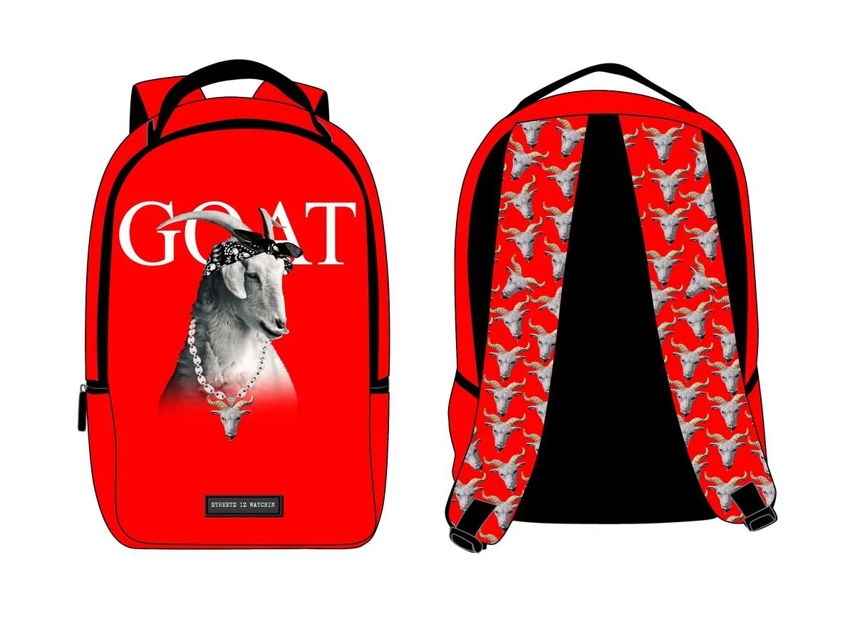 Streetz Iz Watchin Unisex Goat Smell Proof Pack Backpack