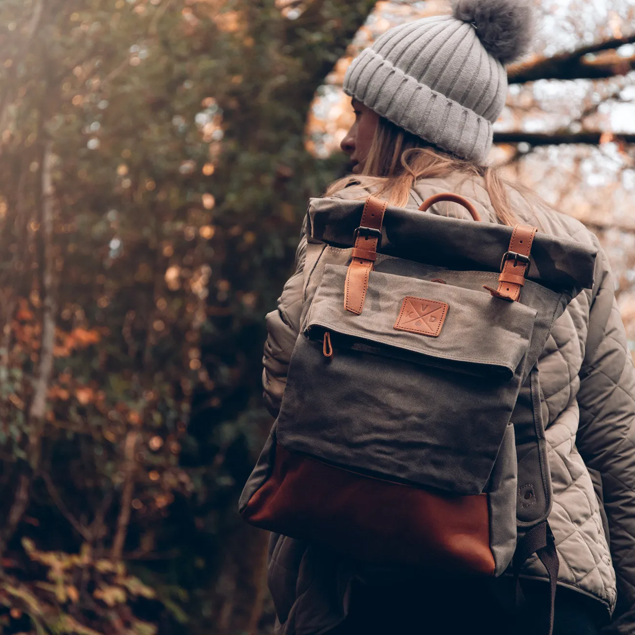 Taw - Waxed Canvas Rolltop Backpack