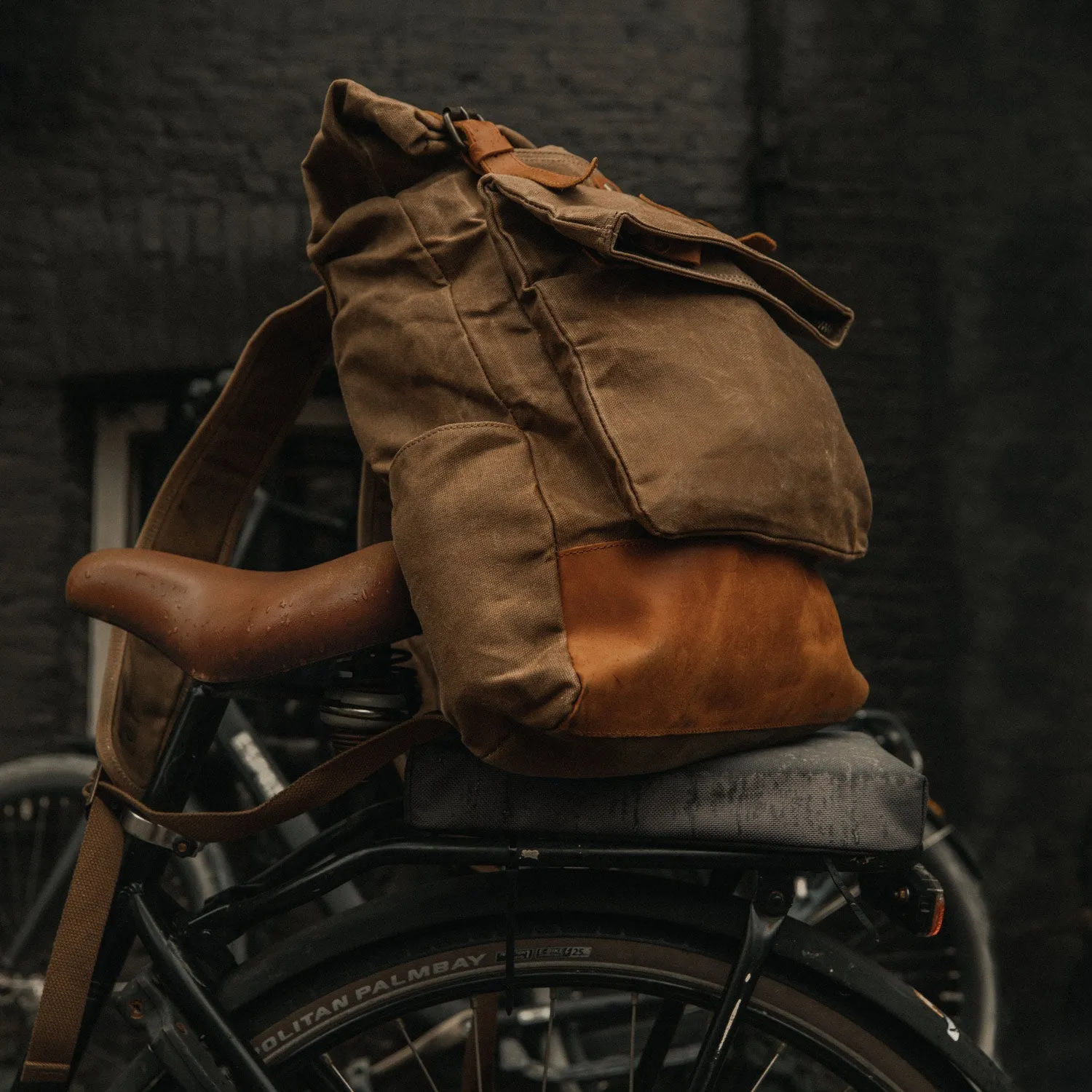 Taw - Waxed Canvas Rolltop Backpack