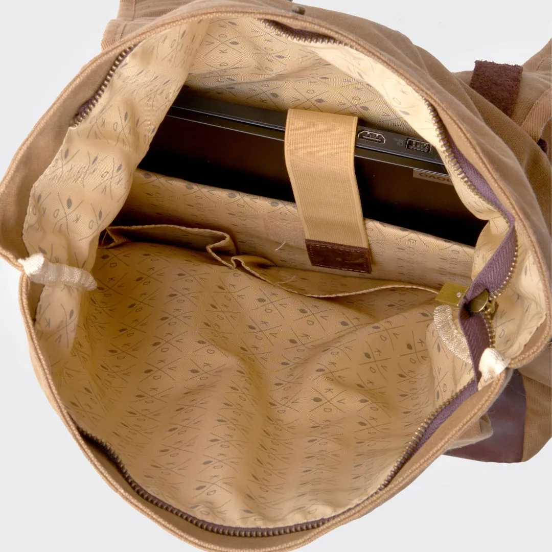 Taw - Waxed Canvas Rolltop Backpack