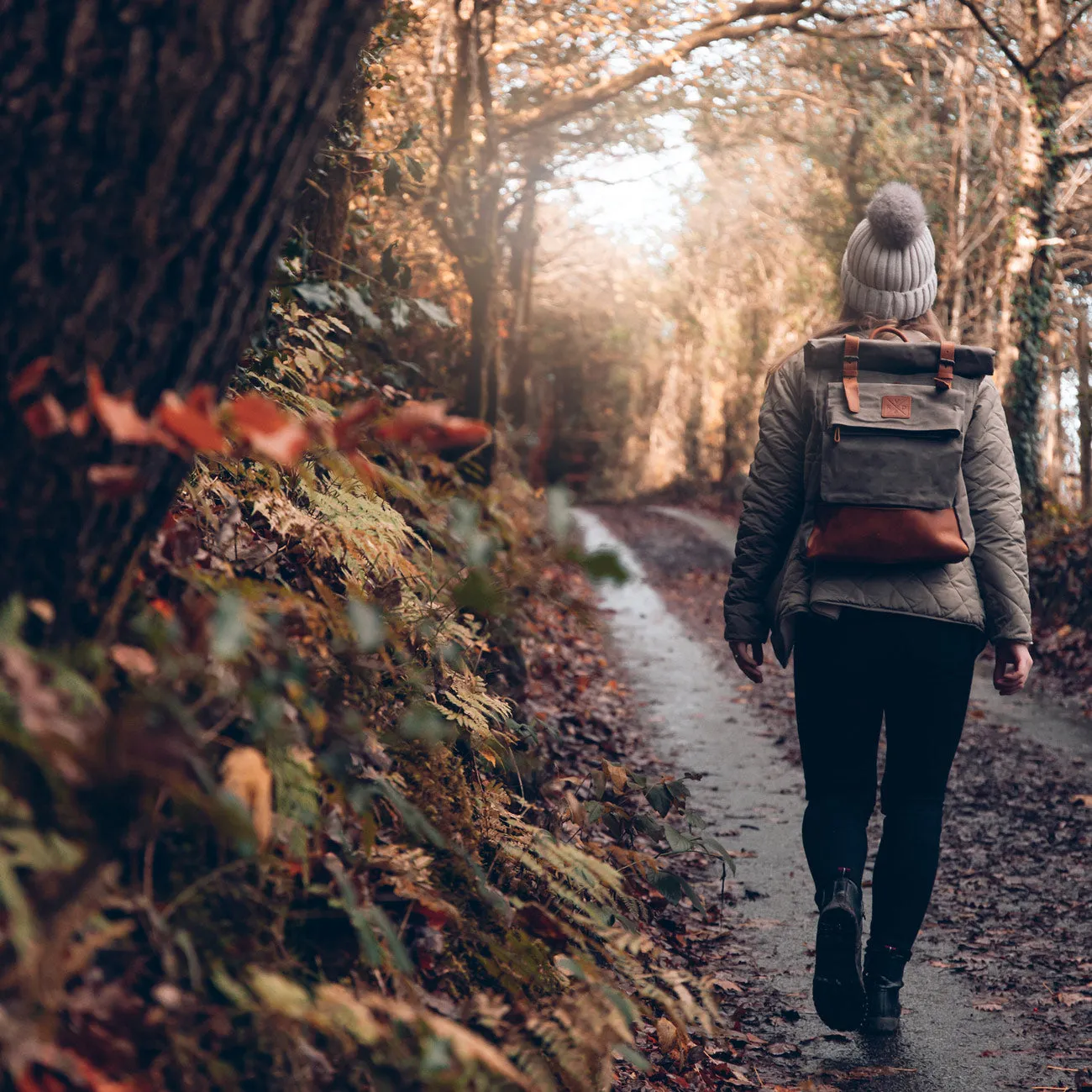 Taw - Waxed Canvas Rolltop Backpack