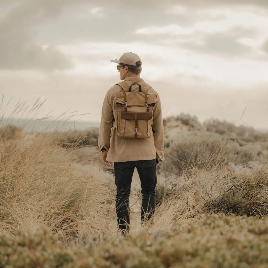 Tay - Canvas Rolltop Backpack