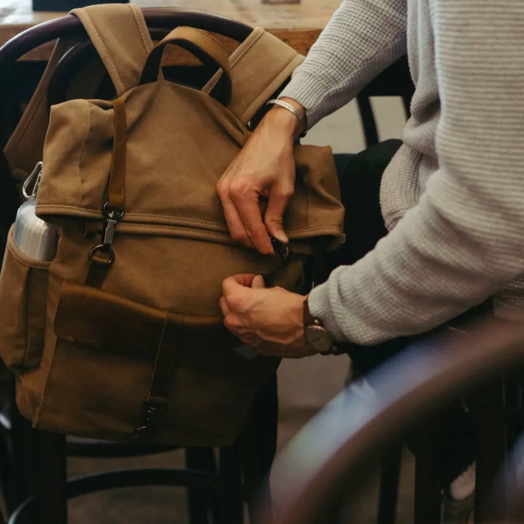 Tay - Canvas Rolltop Backpack