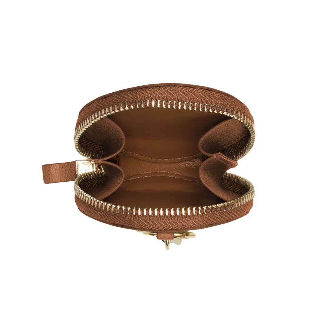 TB Coin Case Palmellato - Camel Brown