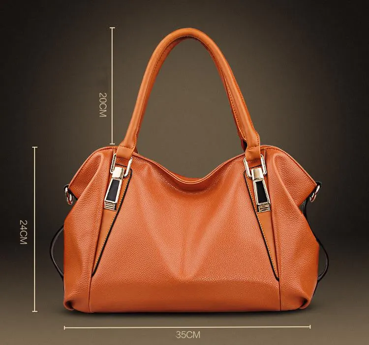 Women Messenger Bags Leather Handbag Luxury Fashion Soft Crossbody Bag For Women Famous Brand Designer Handbags High Quality 983