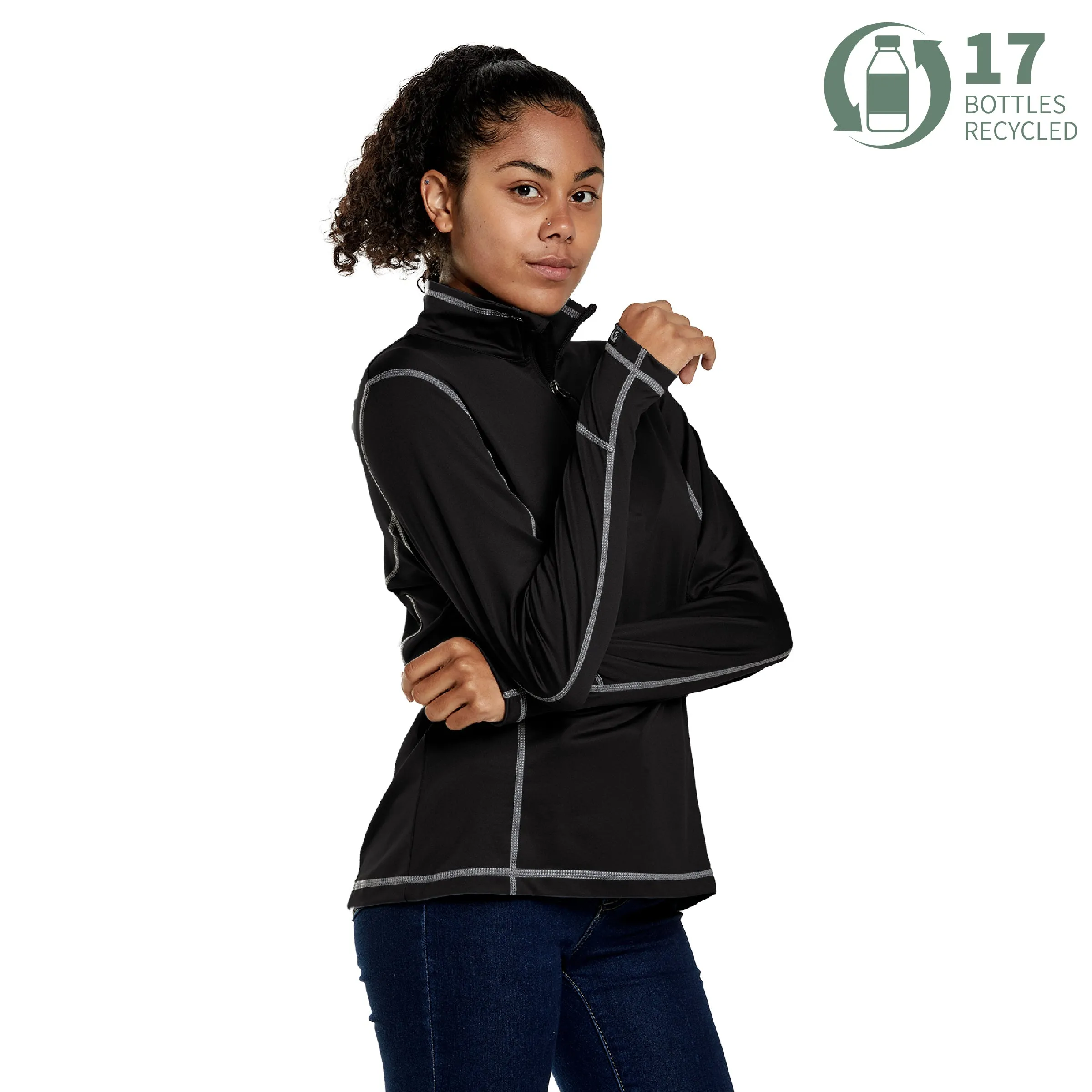 Women's Adapter Quarter Zip - LAST CHANCE